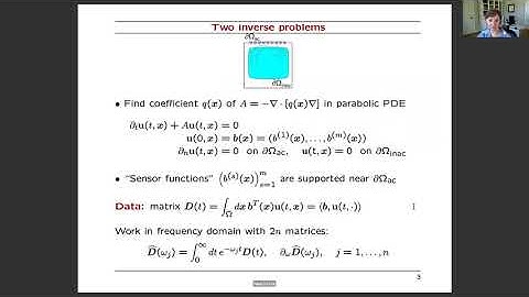 International Zoom Inverse Problems Seminar, August 20,2020, Liliana Borcea (University of Michigan)