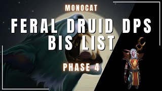 Feral Druid DPS Phase 4 BiS (Classic TBC)
