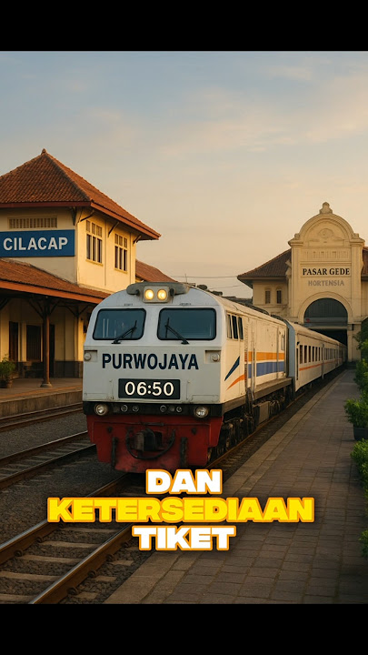 KERETA PAGI MEWAH! 🤩 KA Purwojaya Fakultatif (Cilacap-Gambir) Berangkat 06.50 WIB #keretaapi