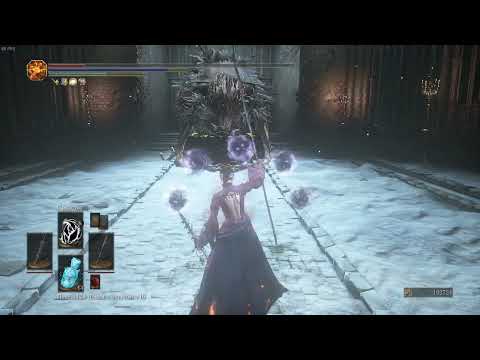 Видео: Dark Souls III Сестра Фриде vs Темный маг NG+7 без получения урона| Sister Friede vs Sorcerer NG+7