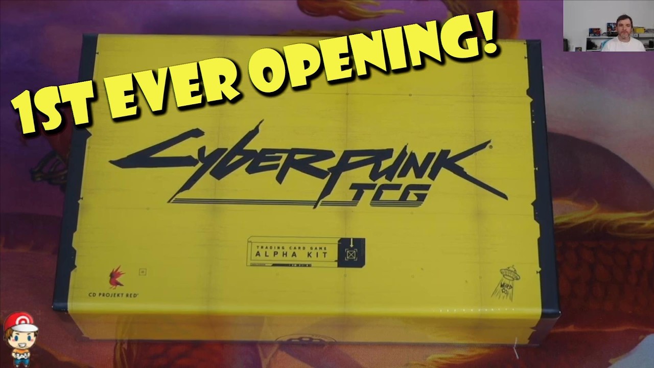 Opening the First EVER Cyberpunk TCG Product! Alpha Kit! This Game