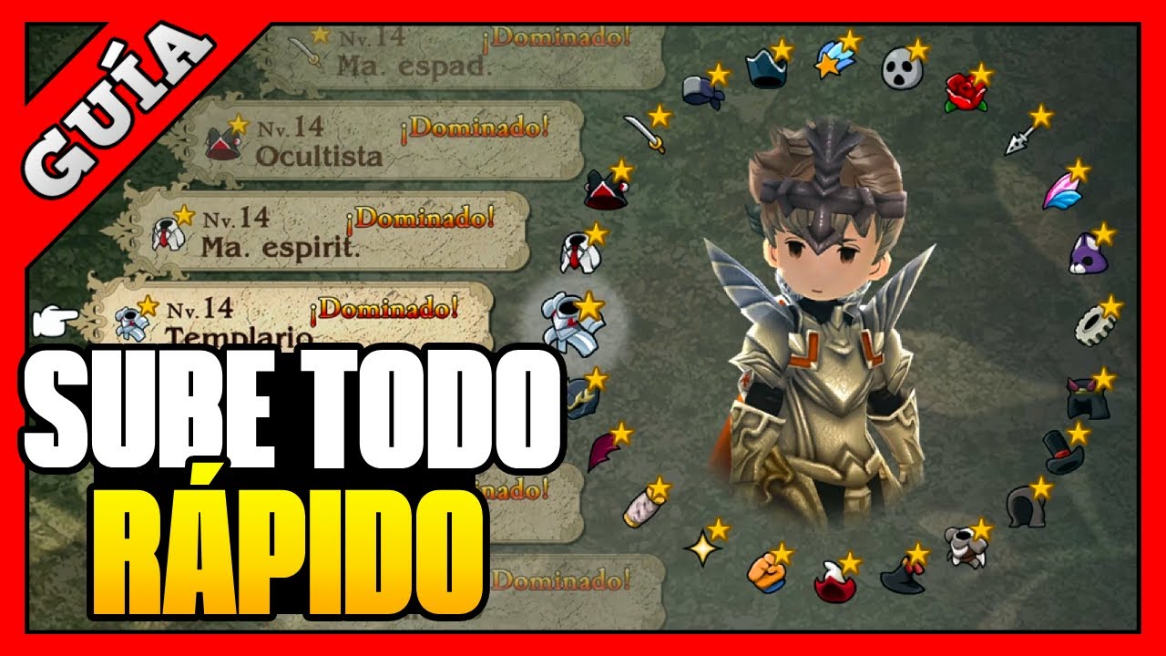 Sube de nivel RÁPIDO en Bravely Default HD | Farm de EXP, clases y dinero