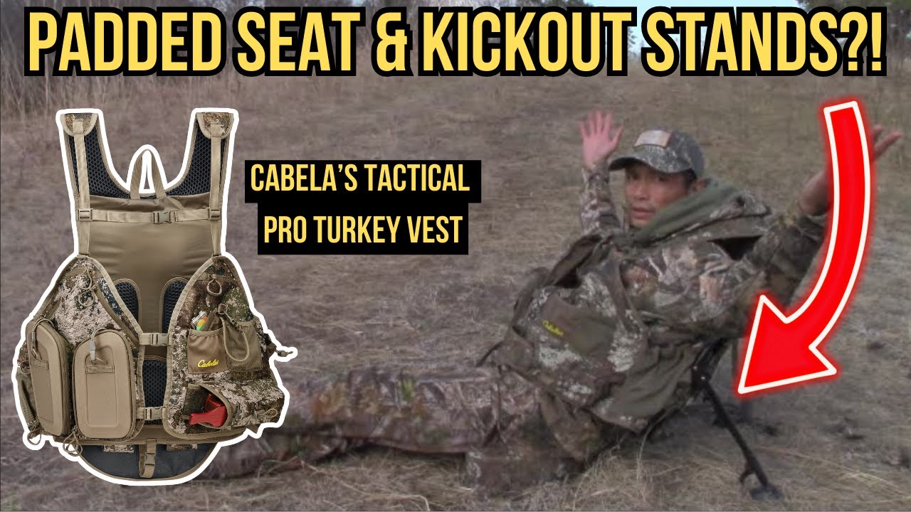 Cabela's Tactical Tat'r Pro Kickstand Turkey Vest Review WORTH IT