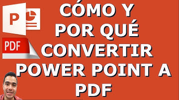 Cómo Convertir Power Point a PDF - Programa y en Línea