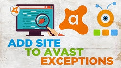 How to Add a Site to Avast 2018 Exceptions | How to Add Website to Avast Exclusions