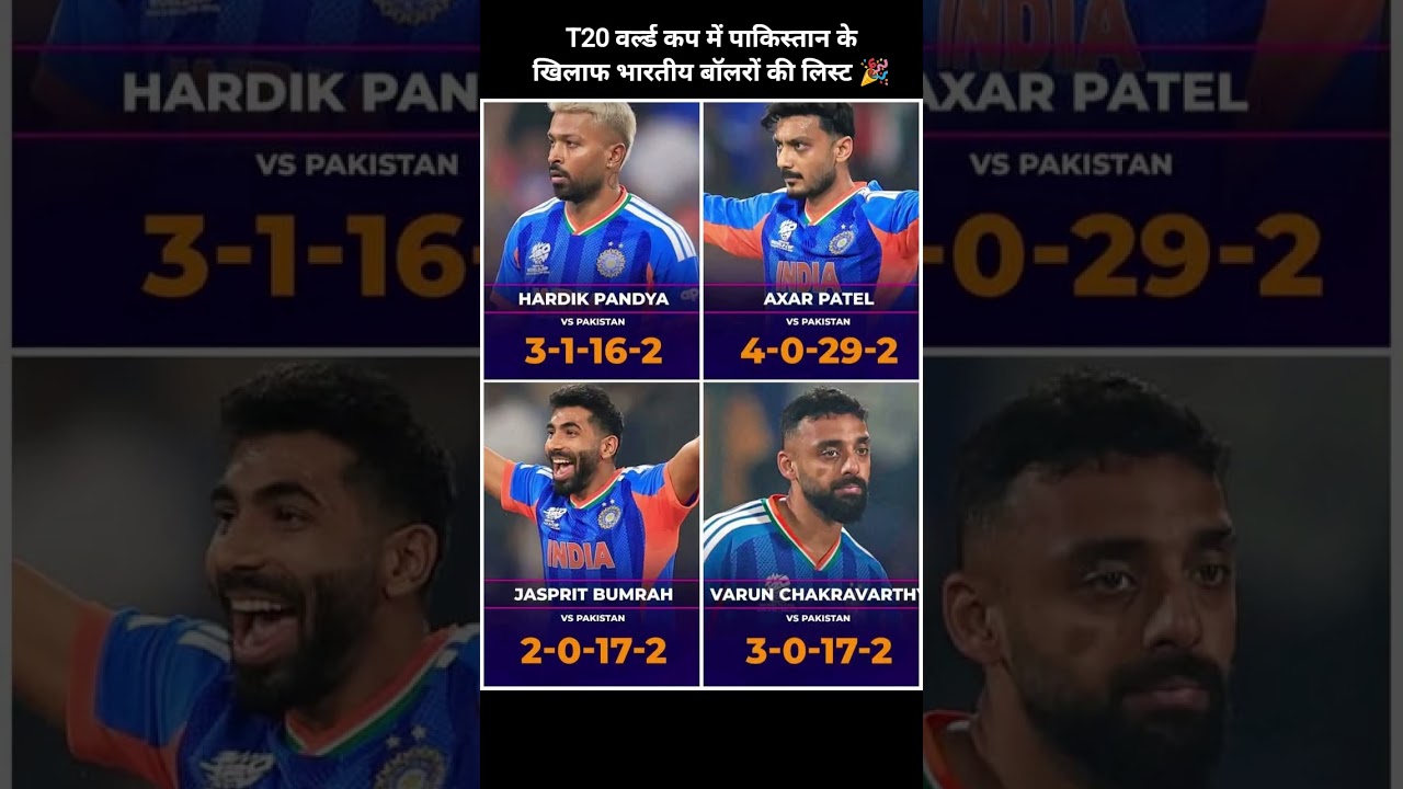 India ke Bowlers ka Qahar 🔥 IND vs PAK mein 8 Wickets ka Dhamaka 💥 