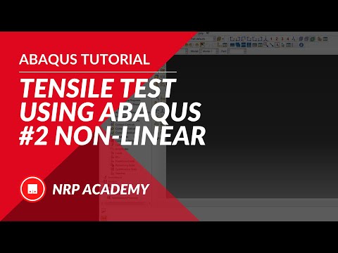 ABAQUS tutorial EP004 | How to make tensile test by using ABAQUS | PART 2: Non-linear properties