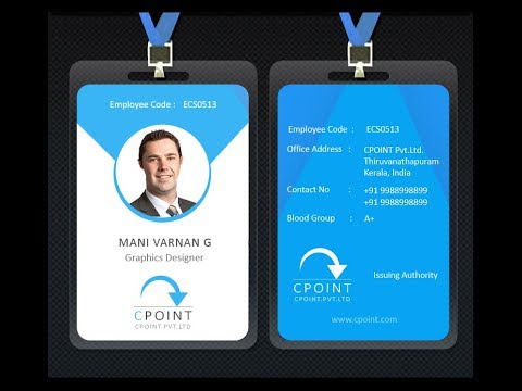 how to make awesome id card design office identy illustrator with id card creative design