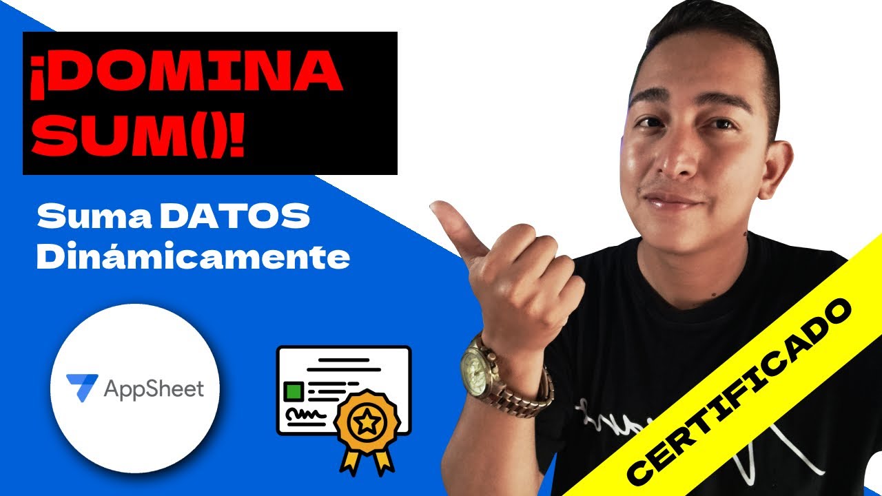 SUM en AppSheet: Aprende a Sumar Datos de Forma Dinámica y Eficiente | CURSO EXPRESIONES Y FÓRMULAS