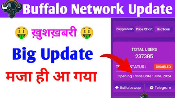 Buffalo Network Big Update 2024 || Buffalo Network New Update || Buff token Update ||oken Withdrawal