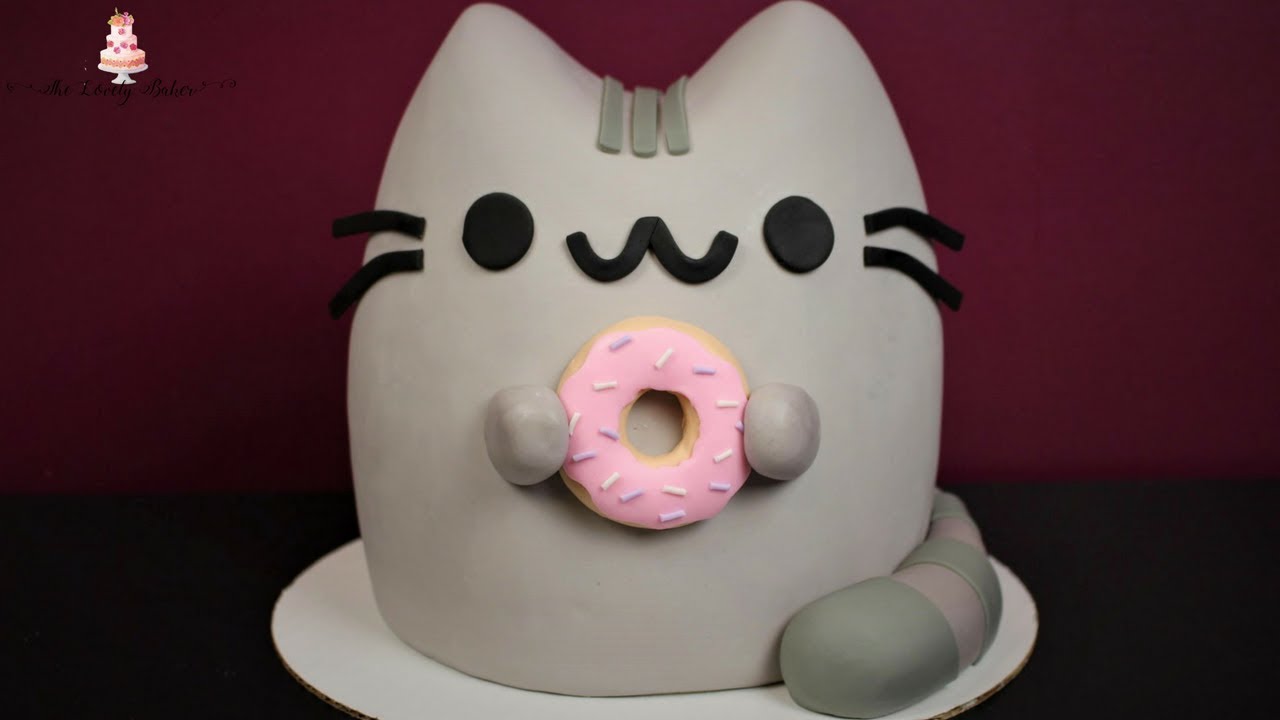 Pusheen The Cat Cake Tutorial! - YouTube