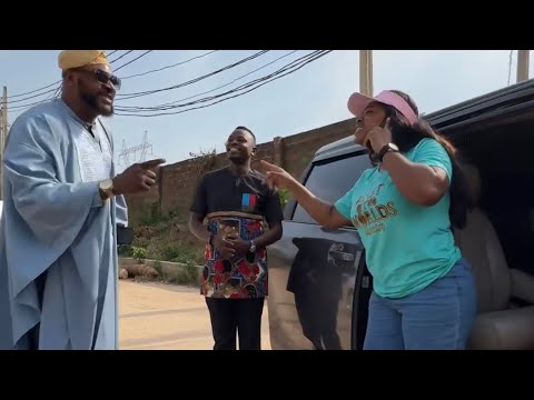 ODUNLADE ADEKOLA AND ENIOLA BLOCK THE ROAD AS THEY TALKED ABOUT AJAKAJU MOVIE PREMIERE