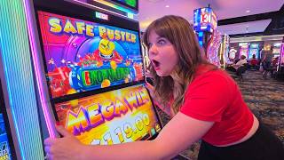 MEGA WIN on the New Safe Buster Slot Machine in Las Vegas!