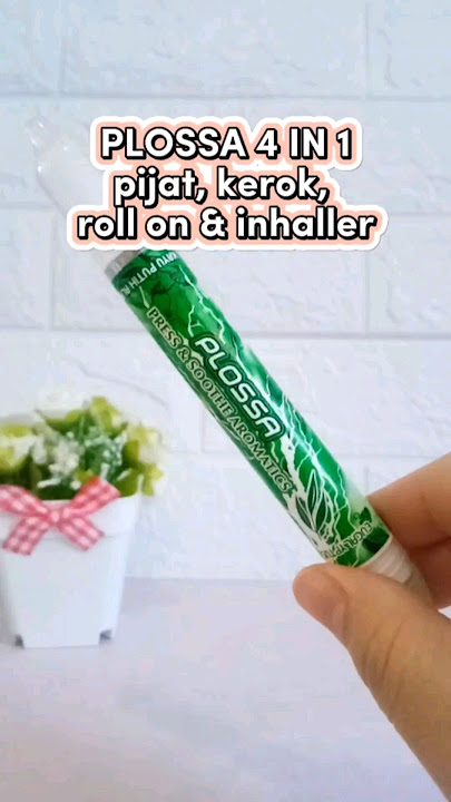 Plossa eucalyptus minyak angin roll on dan inhaller  #plossaminyakangin #minyakangin  #inhaller