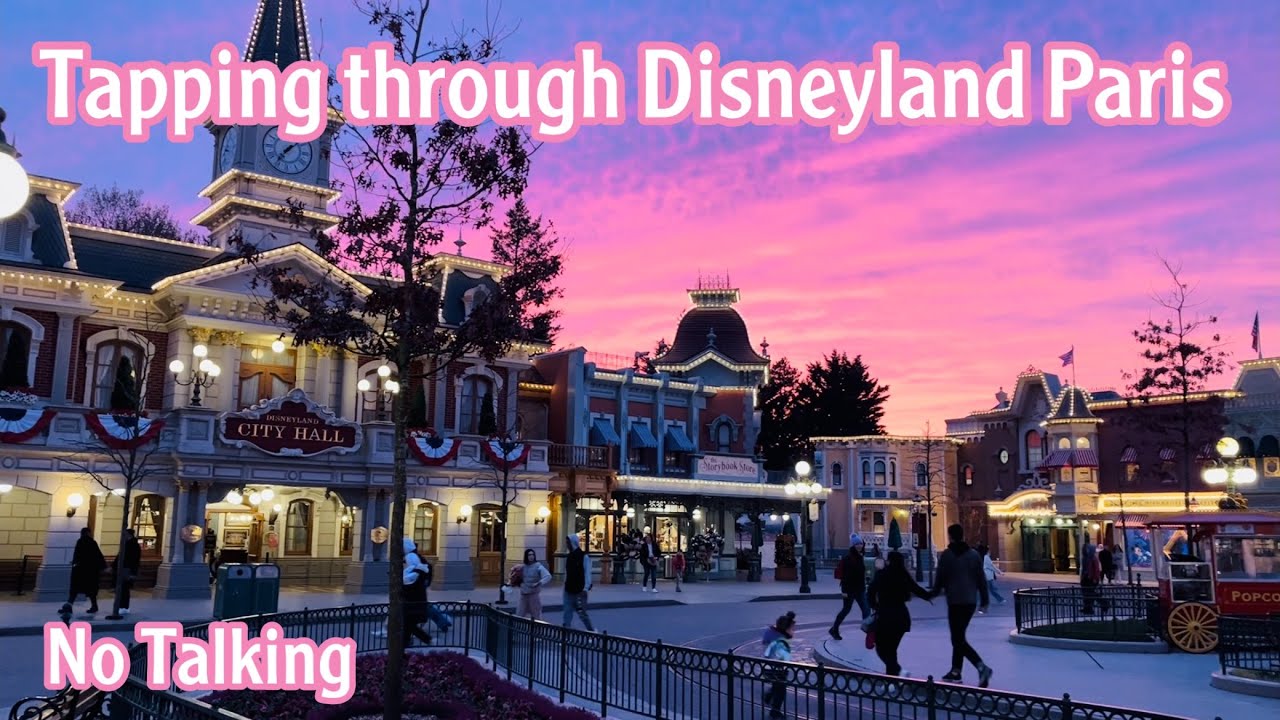 ASMR * Tapping at Disneyland Paris! * No Talking * ASMRVilla