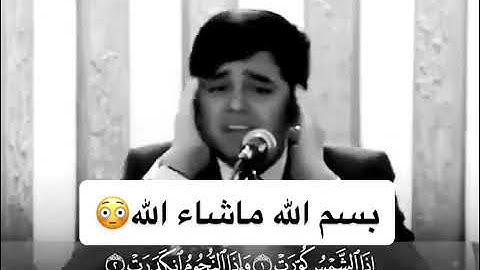 تلاوة من سورة التكوير بصوت محمد رضا طاهري ❤️