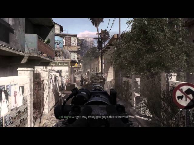 Call Of Duty Modern Warfare 2 - PC - Mission 1 Gameplay - GTX260 1680X1050  Maxed Out - HD 