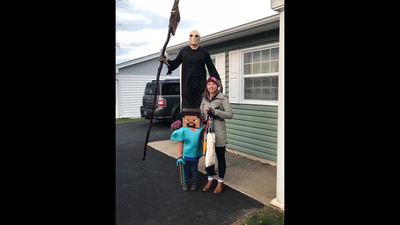 Halloween Stilts Costume Creepy YouTube