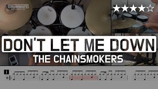 [Lv.15] Don't Let Me Down - The Chainsmokers (★★★★☆) Pop Drum Cover