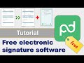 Create a form or contract with a free legally binding eSignature in PandaDoc – step by step tutorial