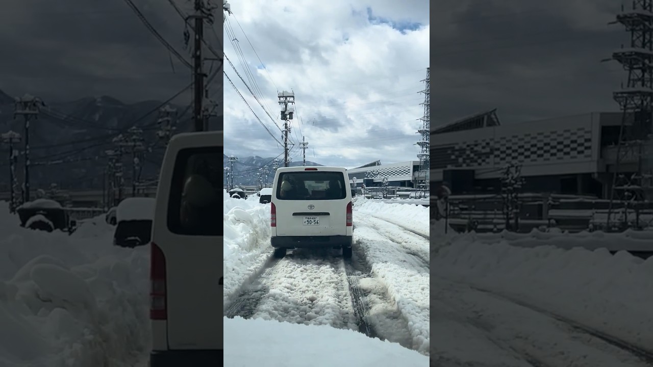 2026年1月23日　大雪の敦賀市内は大混乱！　#雪道 #snow #snowstorm　　 #automobile #winter #travel