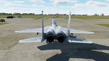 F-15C Eagle DCS Start up, Basic Communications, Taxi and Takeoff.