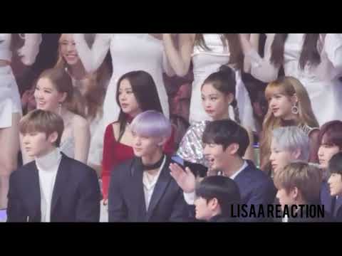 Blackpink reaction momoland (best female group award @MMA 2018)