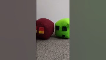 Slime and Magma Cube dance (Watch the original video plz) #minecraft #custom #plushies