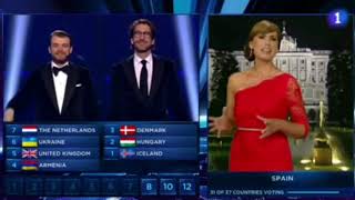 Carolina Casado long pause when revealing spain jury points 2014 - Eurovision Reaction Meme Videos