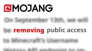 Mojang just made the DUMBEST change...