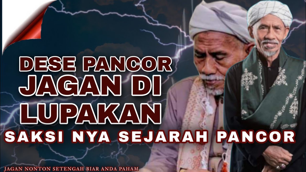 SAKSI NYA SEJARAH PANCOR BERBICARA -TGH YUSUF MA'MUN AMID MDQH NWDI