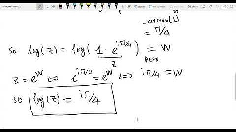 Complex analysis: complex log definition