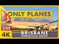  live stormy sunday plane spotting at bne w atc  brisbane international airport australia 