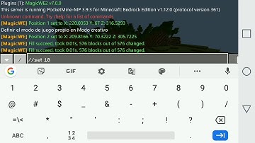 PLUGIN WORLD EDIT [MAGICWE] | API 3.9.X | PARA POCKETMINE