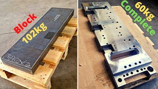 Making of special base plate (cnc milling)