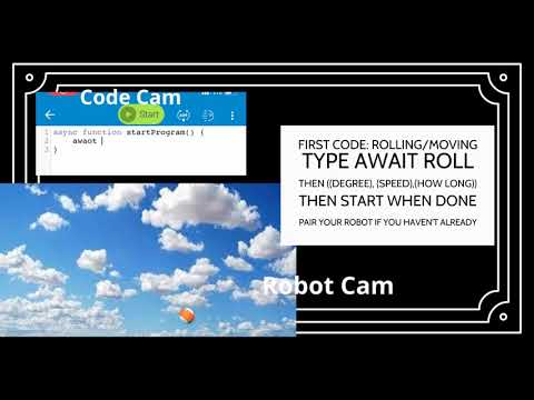 How To Roll Sphero Mini Using Text Program!