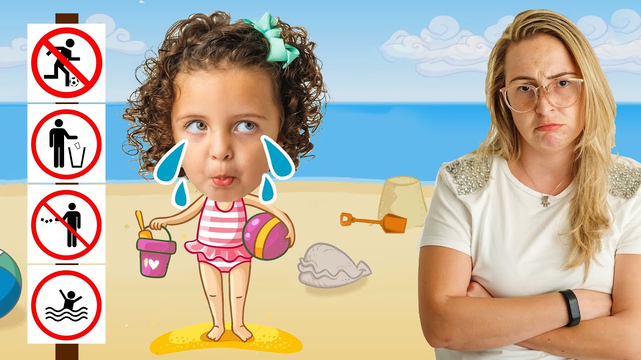 Regras de Conduta na Praia - Música Infantil por Bella Lisa Show