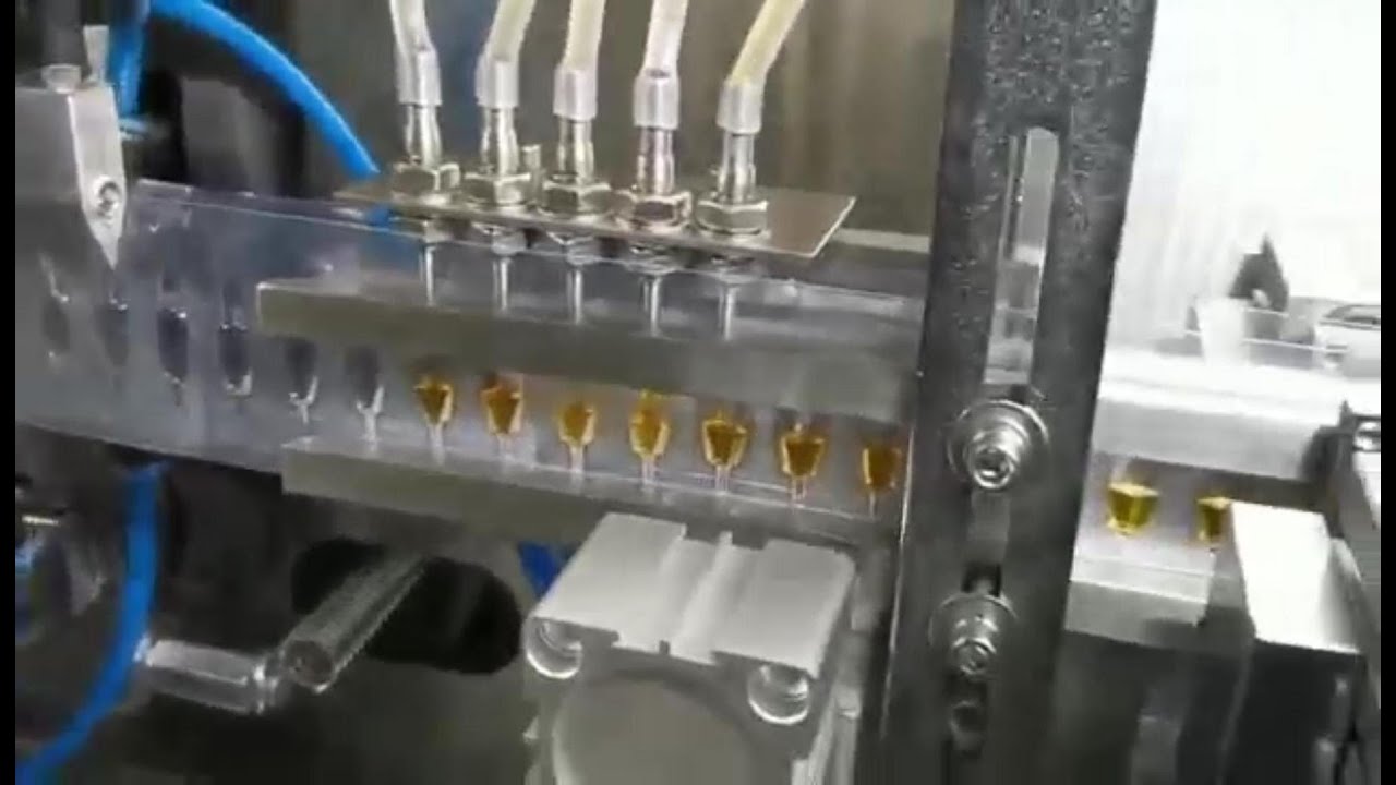 LOM‘s full automatic Automatic ampoule filling and sealing line - YouTube