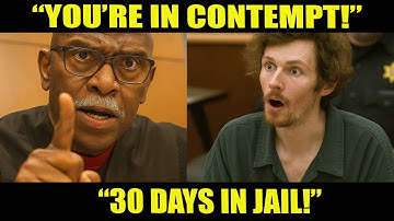 Rechter SNAPT nadat verdachte zich in de rechtbank verzet! "U bent schuldig aan minachting van de...