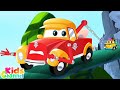 Slippery Slope Car Cartoons + More Car Videos by Kids Channel