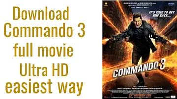 Download Commando 3 || in hindi || free full HD || easiest way