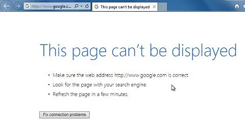 Fix This page can't be displayed error in IE Internet explorer - DayDayNews