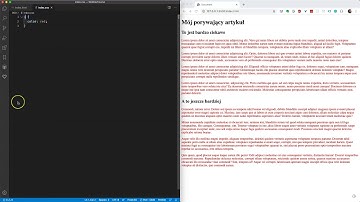 #018 Podstawowe selektory CSS (typ, id, class)