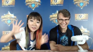 Eloise interviews the Hearthstone game designer Dave Kosak
