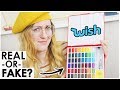 Are these REAL or FAKE watercolors?! - Testing Wish Supplies