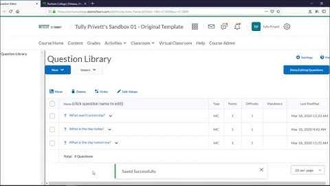DC Connect - How to Create Questions in a Question Library