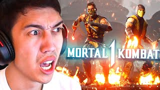 Playing Scorpion for the FIRST TIME and DOMINATING on Mortal Kombat 1!