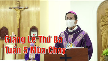 Giảng Lễ Thứ Ba Sau Chúa Nhật V Mùa Chay - Đức Cha Giuse Nguyễn Tấn Tước Giám mục GP. Phú Cường.