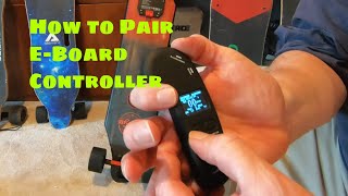 How to Pair LCD Electric Skateboard Remote Controller
