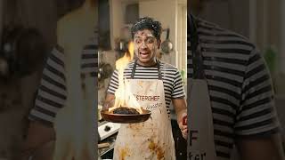 मम्मी घर पर नहीं थीं, तो यह हो गया! 😭🤣 #CookingFail